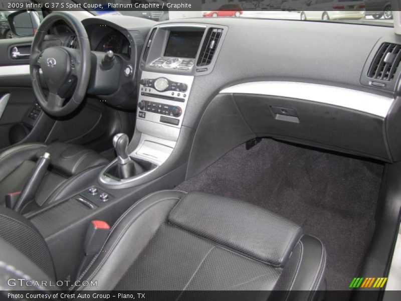 Platinum Graphite / Graphite 2009 Infiniti G 37 S Sport Coupe