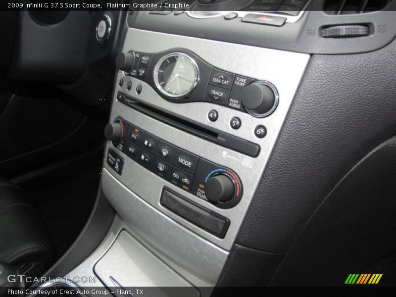 Platinum Graphite / Graphite 2009 Infiniti G 37 S Sport Coupe