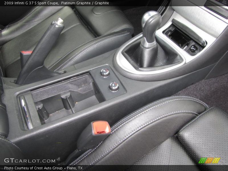 Platinum Graphite / Graphite 2009 Infiniti G 37 S Sport Coupe