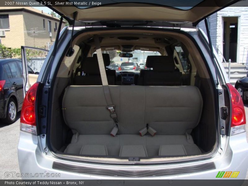 Silver Mist Metallic / Beige 2007 Nissan Quest 3.5 SL