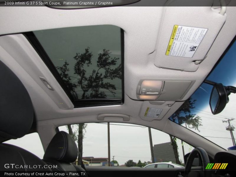 Platinum Graphite / Graphite 2009 Infiniti G 37 S Sport Coupe