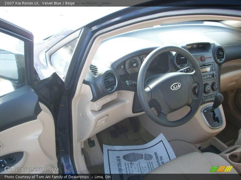 Velvet Blue / Beige 2007 Kia Rondo LX