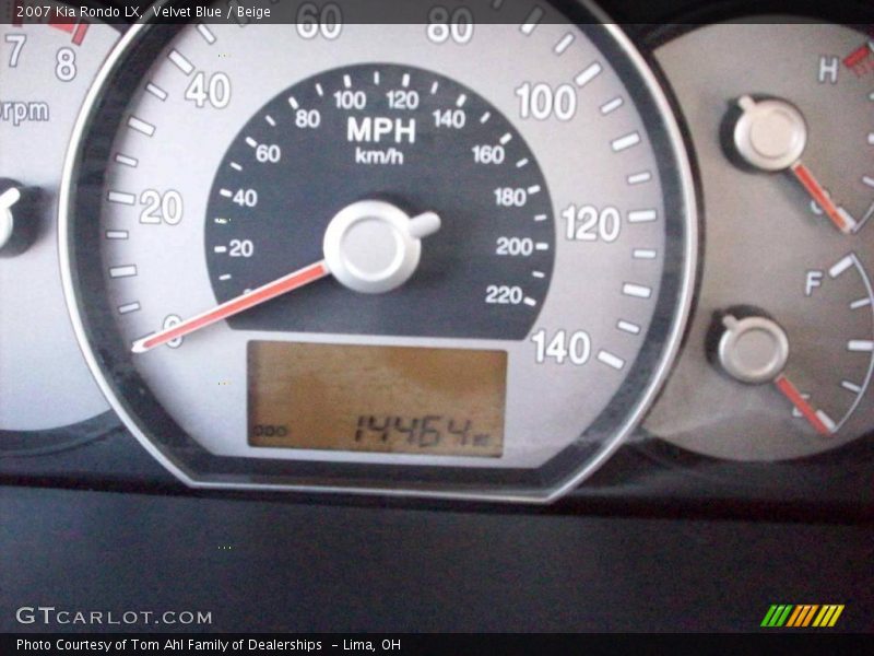 Velvet Blue / Beige 2007 Kia Rondo LX