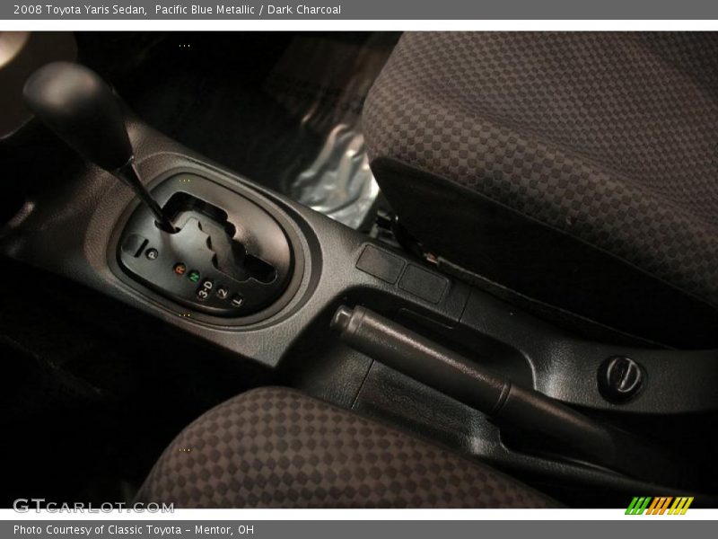 Pacific Blue Metallic / Dark Charcoal 2008 Toyota Yaris Sedan