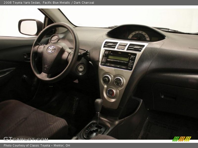 Pacific Blue Metallic / Dark Charcoal 2008 Toyota Yaris Sedan