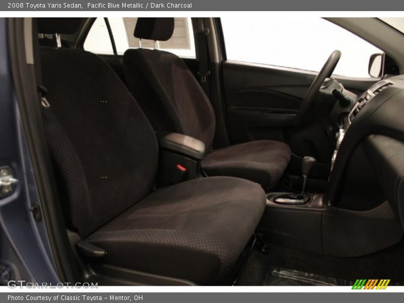 Pacific Blue Metallic / Dark Charcoal 2008 Toyota Yaris Sedan