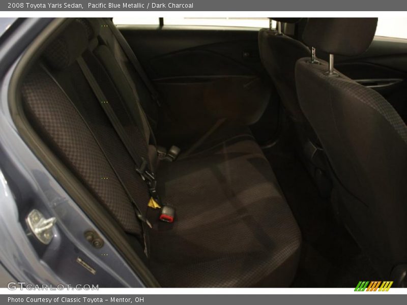 Pacific Blue Metallic / Dark Charcoal 2008 Toyota Yaris Sedan