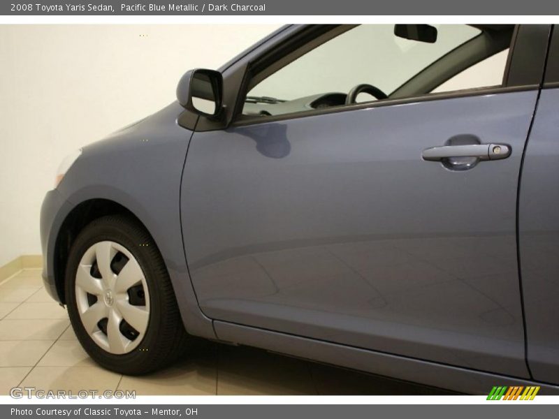 Pacific Blue Metallic / Dark Charcoal 2008 Toyota Yaris Sedan