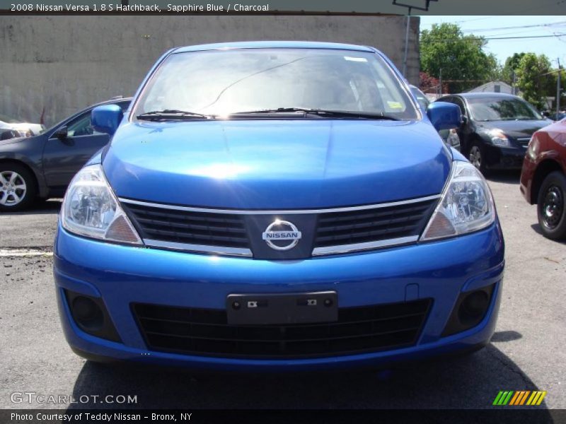 Sapphire Blue / Charcoal 2008 Nissan Versa 1.8 S Hatchback