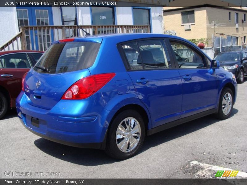 Sapphire Blue / Charcoal 2008 Nissan Versa 1.8 S Hatchback