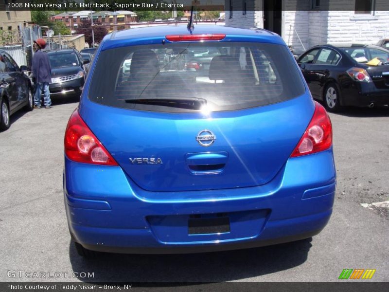 Sapphire Blue / Charcoal 2008 Nissan Versa 1.8 S Hatchback