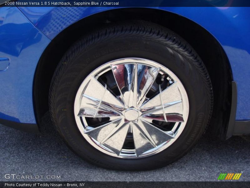 Sapphire Blue / Charcoal 2008 Nissan Versa 1.8 S Hatchback