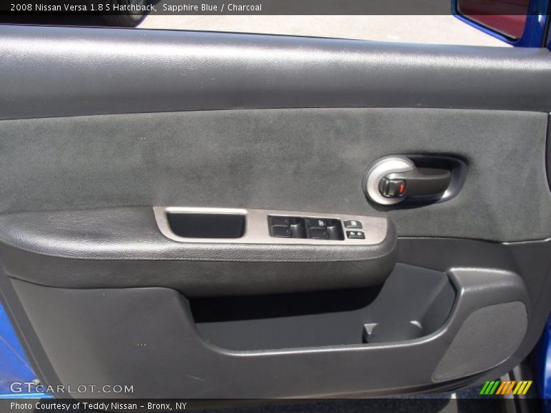 Sapphire Blue / Charcoal 2008 Nissan Versa 1.8 S Hatchback