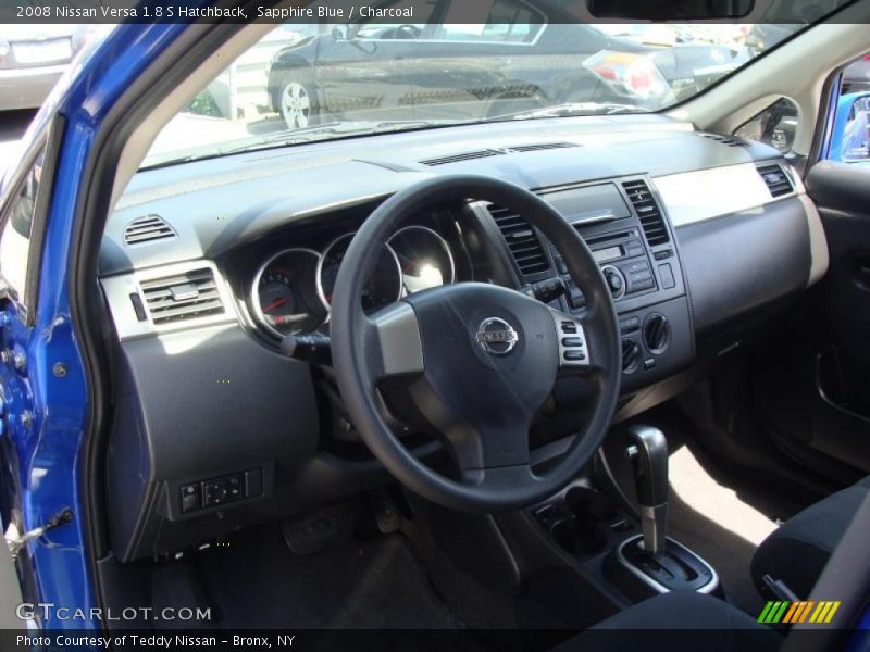 Sapphire Blue / Charcoal 2008 Nissan Versa 1.8 S Hatchback