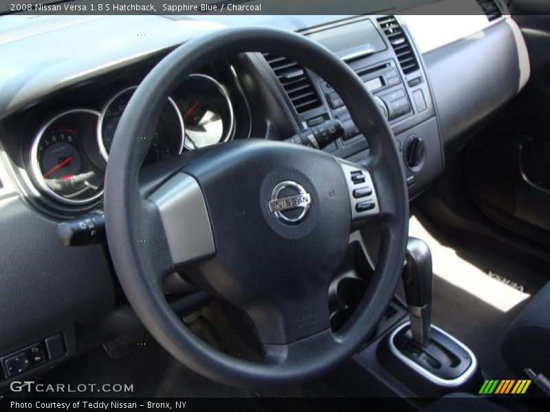 Sapphire Blue / Charcoal 2008 Nissan Versa 1.8 S Hatchback