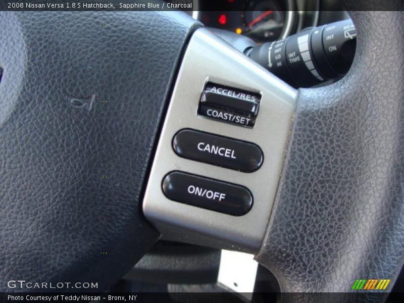 Sapphire Blue / Charcoal 2008 Nissan Versa 1.8 S Hatchback