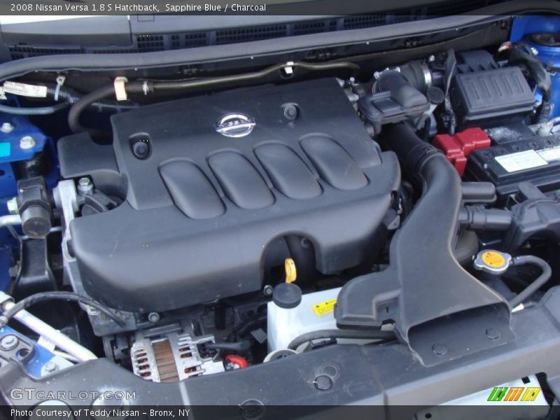 Sapphire Blue / Charcoal 2008 Nissan Versa 1.8 S Hatchback