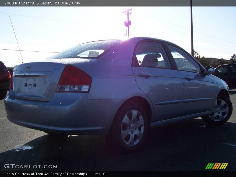 Ice Blue / Gray 2008 Kia Spectra EX Sedan