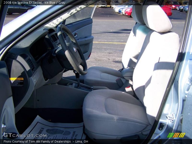 Ice Blue / Gray 2008 Kia Spectra EX Sedan