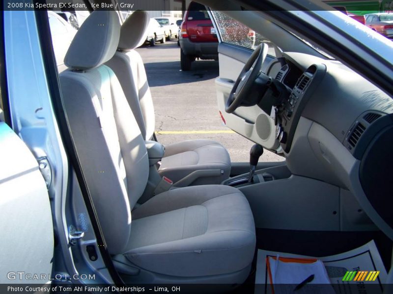 Ice Blue / Gray 2008 Kia Spectra EX Sedan