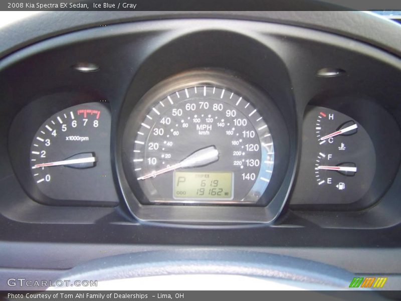 Ice Blue / Gray 2008 Kia Spectra EX Sedan