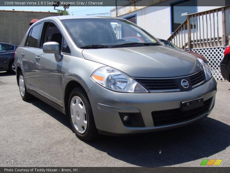 Magnetic Gray / Charcoal 2008 Nissan Versa 1.8 S Sedan