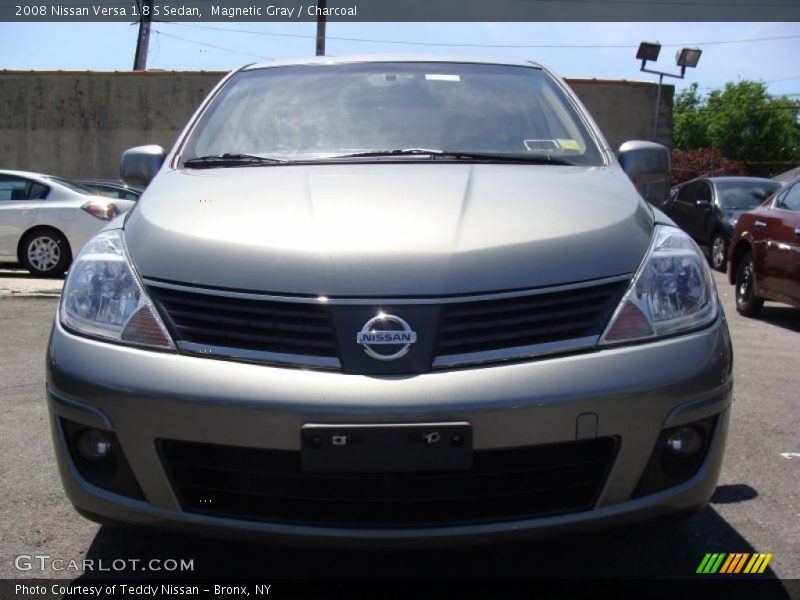 Magnetic Gray / Charcoal 2008 Nissan Versa 1.8 S Sedan