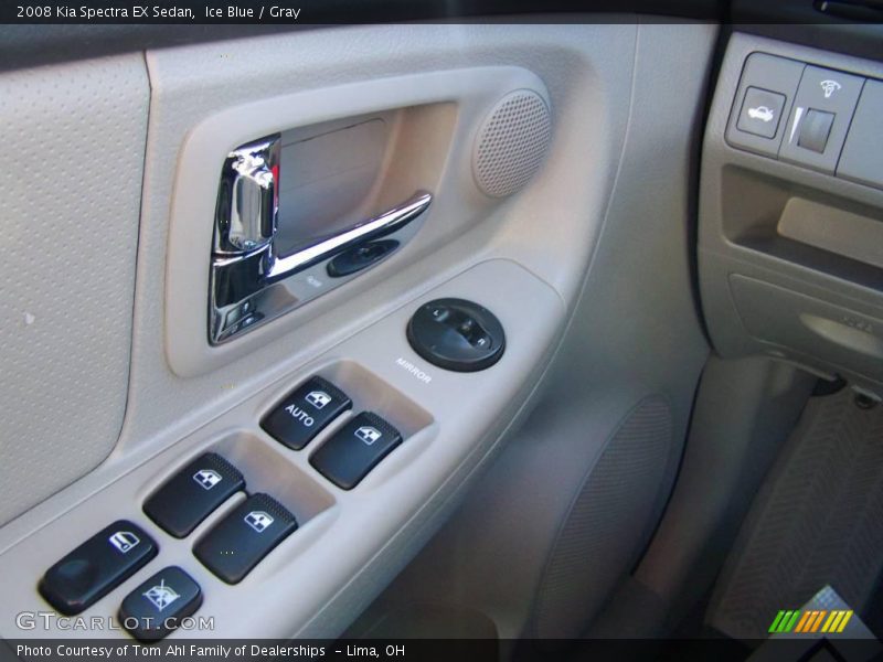Ice Blue / Gray 2008 Kia Spectra EX Sedan