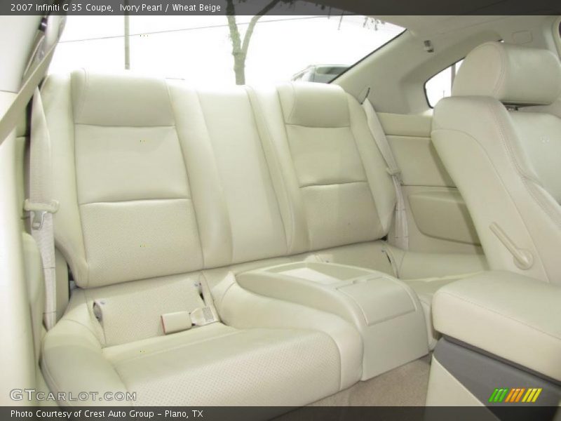 Ivory Pearl / Wheat Beige 2007 Infiniti G 35 Coupe