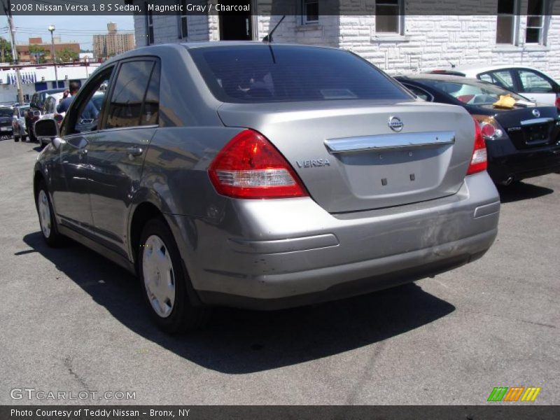Magnetic Gray / Charcoal 2008 Nissan Versa 1.8 S Sedan