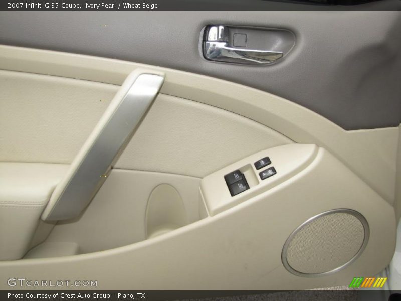 Ivory Pearl / Wheat Beige 2007 Infiniti G 35 Coupe