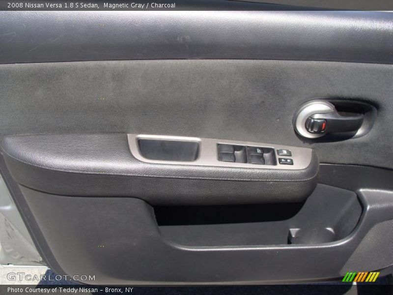 Magnetic Gray / Charcoal 2008 Nissan Versa 1.8 S Sedan