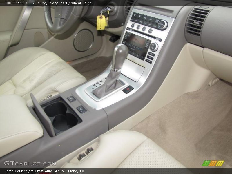 Ivory Pearl / Wheat Beige 2007 Infiniti G 35 Coupe