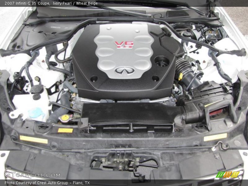Ivory Pearl / Wheat Beige 2007 Infiniti G 35 Coupe