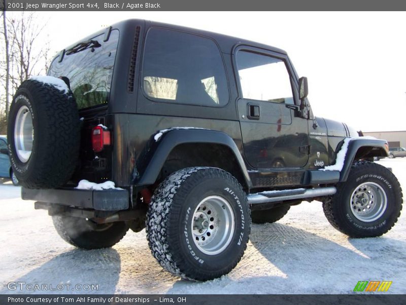 Black / Agate Black 2001 Jeep Wrangler Sport 4x4