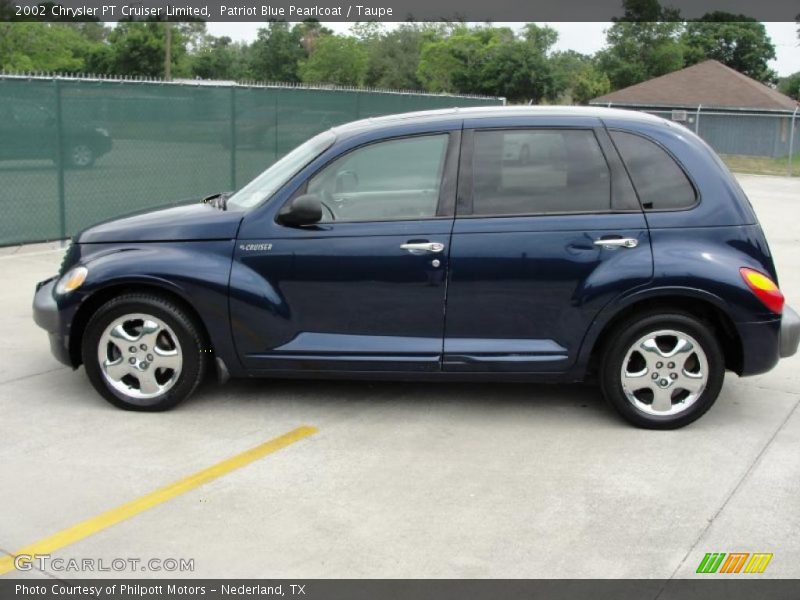 Patriot Blue Pearlcoat / Taupe 2002 Chrysler PT Cruiser Limited