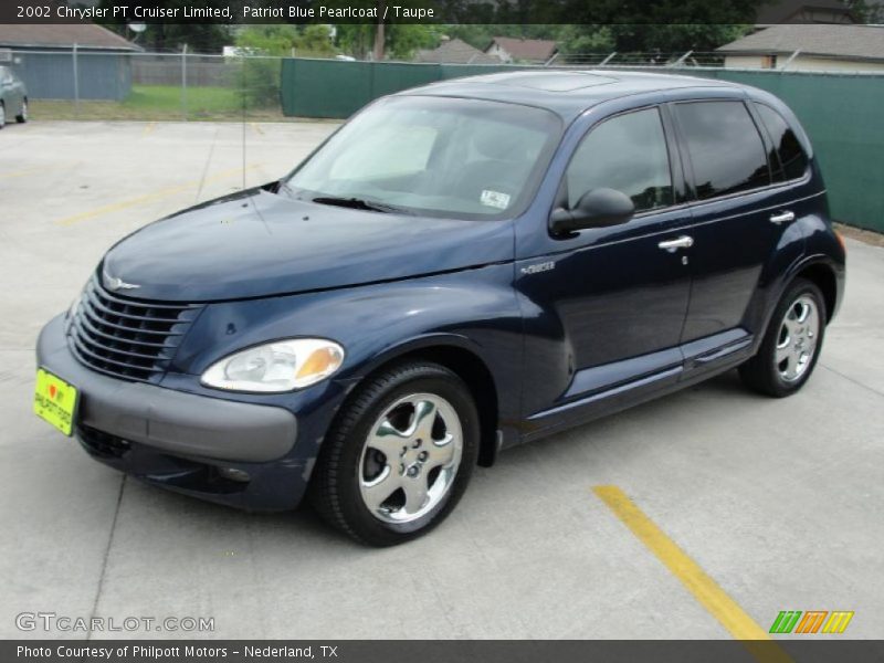 Patriot Blue Pearlcoat / Taupe 2002 Chrysler PT Cruiser Limited