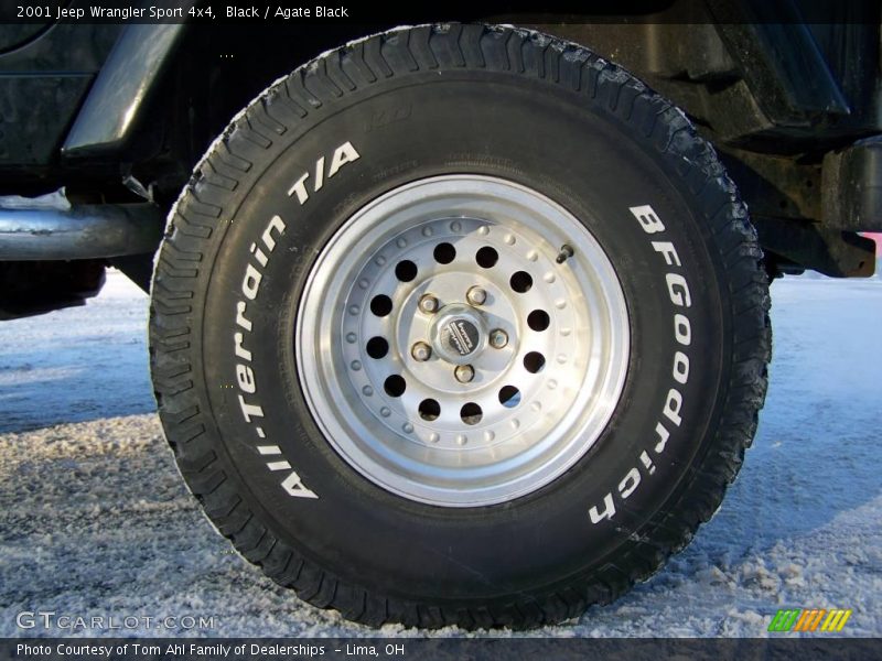 Black / Agate Black 2001 Jeep Wrangler Sport 4x4