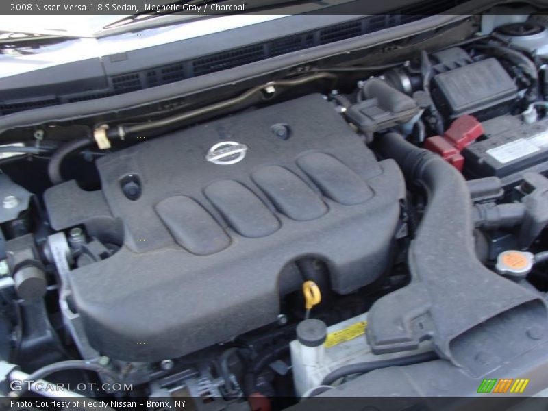 Magnetic Gray / Charcoal 2008 Nissan Versa 1.8 S Sedan
