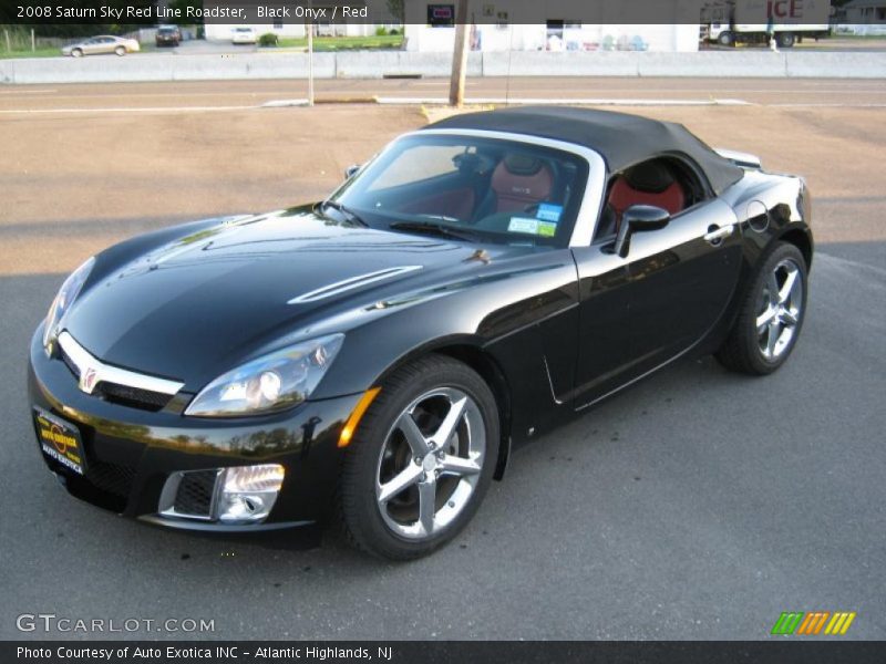 Black Onyx / Red 2008 Saturn Sky Red Line Roadster