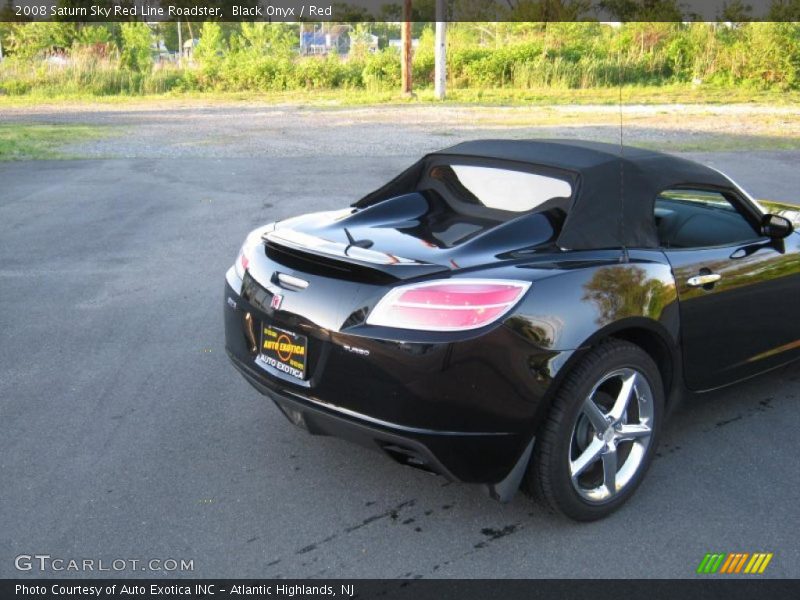Black Onyx / Red 2008 Saturn Sky Red Line Roadster