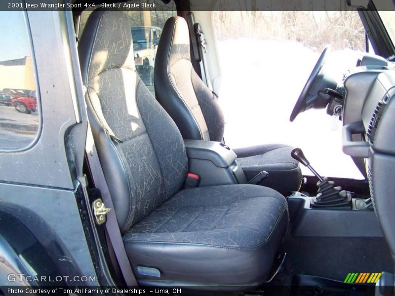 Black / Agate Black 2001 Jeep Wrangler Sport 4x4