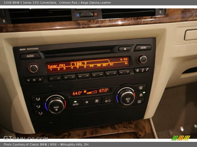 Crimson Red / Beige Dakota Leather 2008 BMW 3 Series 335i Convertible