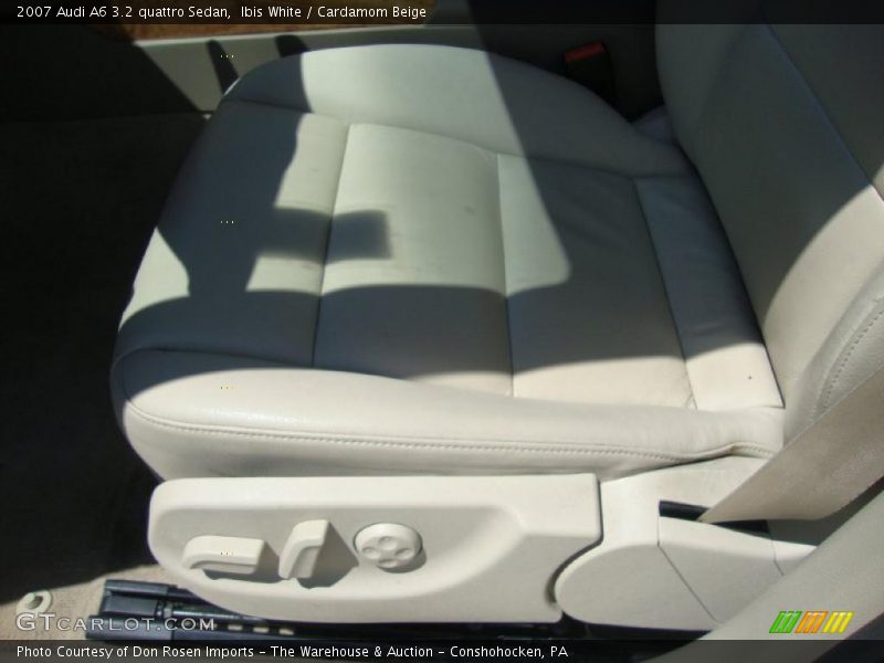 Ibis White / Cardamom Beige 2007 Audi A6 3.2 quattro Sedan