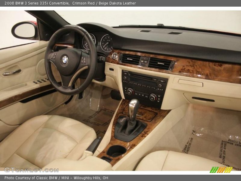 Crimson Red / Beige Dakota Leather 2008 BMW 3 Series 335i Convertible