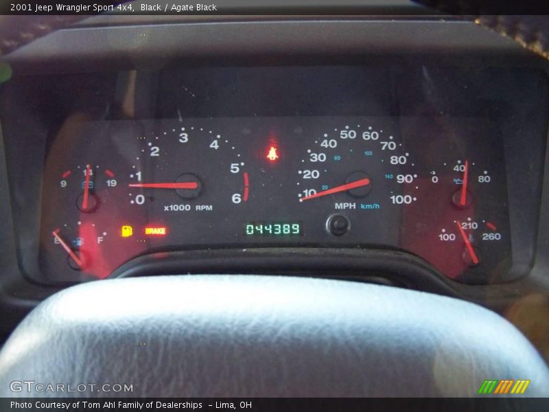 Black / Agate Black 2001 Jeep Wrangler Sport 4x4