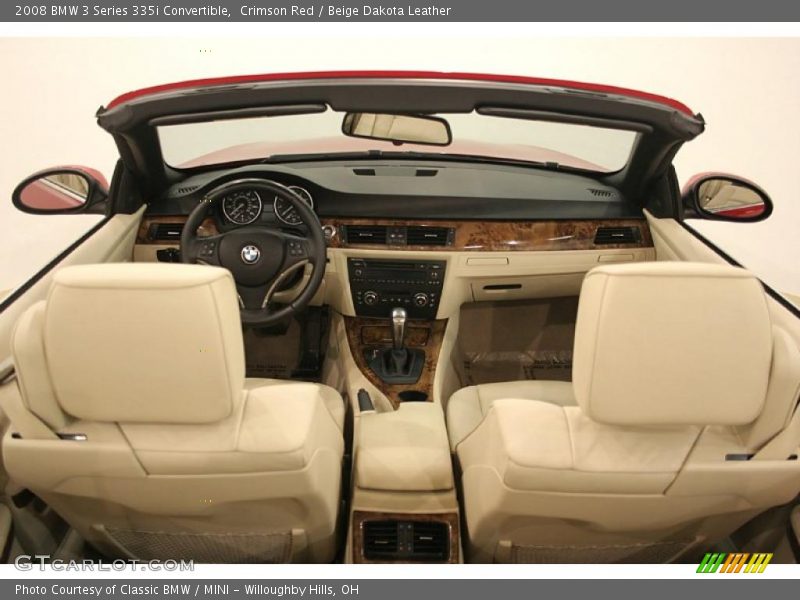 Crimson Red / Beige Dakota Leather 2008 BMW 3 Series 335i Convertible