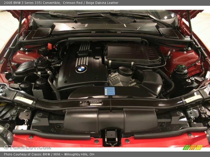 Crimson Red / Beige Dakota Leather 2008 BMW 3 Series 335i Convertible