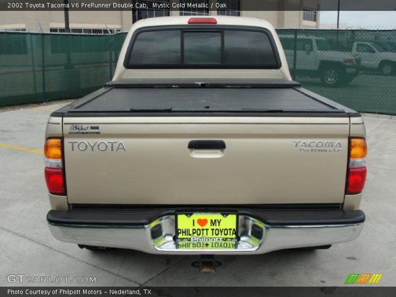 Mystic Gold Metallic / Oak 2002 Toyota Tacoma V6 PreRunner Double Cab