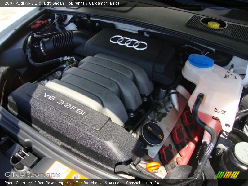 Ibis White / Cardamom Beige 2007 Audi A6 3.2 quattro Sedan